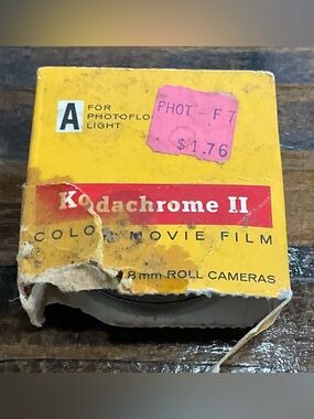 Vintage Kodak Kodachrome II Color Movie Film 8mm Open Untested May 1968